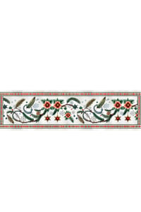 Yılbaşı Temalı Dijital Baskılı Runner Örtüsü Christmas 40x140 cm
