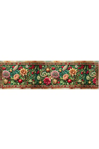 Yılbaşı Temalı Dijital Baskılı Runner Örtüsü Christmas 40x140 cm
