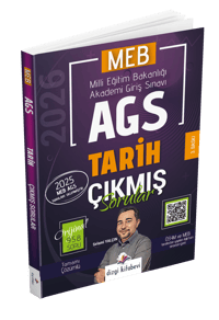 2026 MEB AGS Tamamı Video Çözümlü Tarih Çıkmış Sorular 3. Baskı Selami Yalçın Dizgi Kitap