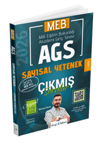 Dizgi Kitap 2026 MEB AGS Tamamı Video Çözümlü Sayısal Yetenek Çıkmış Sorular 2. Baskı Mertcan Güler
