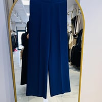 BELİ LASTİKLİ BOL PAÇA PANTOLON LACİVERT