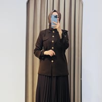 CELİNE ÇELİK ÖRME TRİKO HIRKA KAHVE