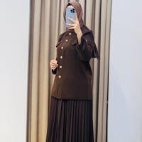 CELİNE ÇELİK ÖRME TRİKO HIRKA KAHVE
