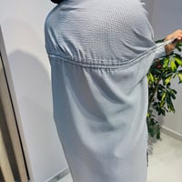 ÇİZGİLİ LASE İŞLEMELİ TUNİK