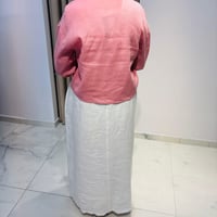 COLOR %100 KETEN KISA GÖMLEK PUDRA