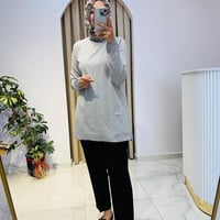 Fırfır Detaylı Rayon Tunik SİYAH