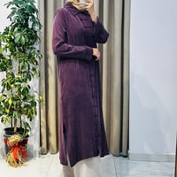 HİLAY EMOSH BRİTLİ DÜĞMELİ UZUN TUNİK MÜRDÜM