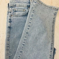 KOT PANTOLON ÖNÜ TAŞLI 