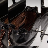 LEVİDOR SİYAH CHARM AKSESUAR DETAYLI ÇANTA SİYAH