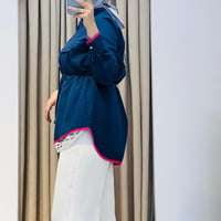 MY312 CEBİ TAŞLI FİLELİ GÖMLEK LACİVERT