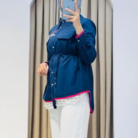 MY312 CEBİ TAŞLI FİLELİ GÖMLEK LACİVERT