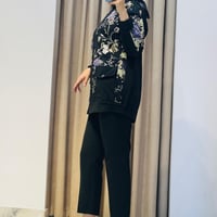 MY312 ÖNÜ PAYETLİ BOMBER CEKET SİYAH