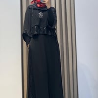 MY312 PAYETLİ TAŞLI TAKIM SİYAH