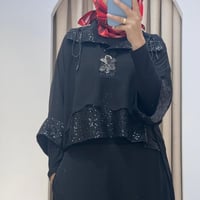 MY312 PAYETLİ TAŞLI TAKIM SİYAH