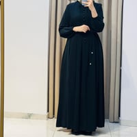 NAQSHE ELBİSE SİYAH