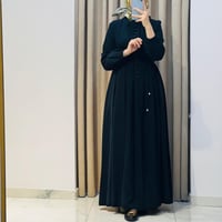 NAQSHE ELBİSE SİYAH