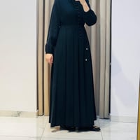 NAQSHE ELBİSE SİYAH