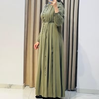 NAQSHE ELBİSE YEŞİL