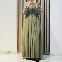 NAQSHE ELBİSE YEŞİL