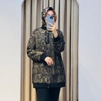 ORAHN KABARTMA DESENLİ CEKET