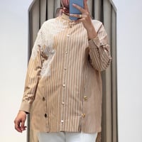 QMASH DESENLİ GÖMLEK CAMEL