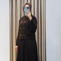 TERZİ DÜKKANI AMARA PAMUK TRİKO CEKET KAHVE