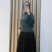 TERZİ DÜKKANI LOREN METAL DÜĞMELİ TRİKO HIRKA GRİ