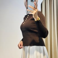 TERZİ DÜKKANI STONE TRİKO POLO YAKA KAZAK KAHVE