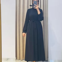 TERZİ DÜKKANI YAZ ELBİSESİ SİYAH
