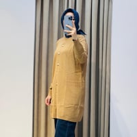 TIĞ TRİKO BASİC CASHMERE UZUN HIRKA CAMEL