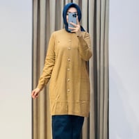 TIĞ TRİKO BASİC CASHMERE UZUN HIRKA CAMEL