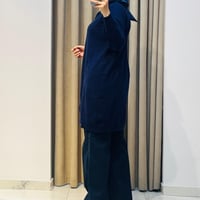 TIĞ TRİKO BASİC CASHMERE UZUN HIRKA LACİVERT