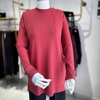 TIĞ TRİKO ETEK UCU SİMLİ TRİKO TUNİK SOMON