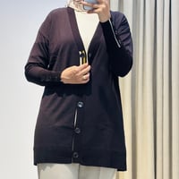 TIĞ TRİKO V YAKA HIRKA KAHVE