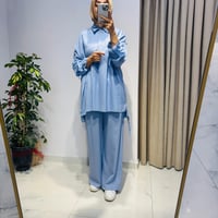 Yarım Apoletli Pantolon Tunik