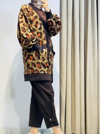 YUSUF ÖZDEMİR BELİ LASTİKLİ KADİFE PANTOLON KAHVE