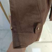 YUSUF ÖZDEMİR BELİ LASTİKLİ KADİFE PANTOLON AÇIK KAHVE