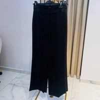 YUSUF ÖZDEMİR ÇİMALI PANTOLON SİYAH
