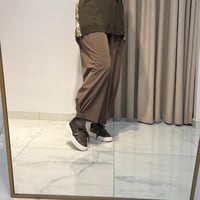 YUSUF ÖZDEMİR PAÇALARI KAPSÜL DETAY PANTOLON KAHVERENGİ