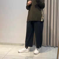 YUSUF ÖZDEMİR PAÇALARI KAPSÜL DETAY PANTOLON SİYAH