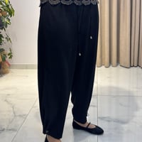 YUSUF ÖZDEMİR PARAŞÜT KUMAŞ DETAYLI  PANTOLON LACİVERT KAHVE SİYAH