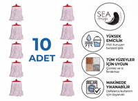 Endüstriyel TAKOZ  İpli Mop 240 Gr 10'lu