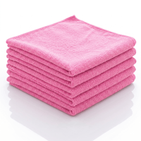 Mikrofiber Bez - 40x40 40 Gr Pembe 5'li