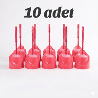 Muhafazalı WC Fırçası 10'lu