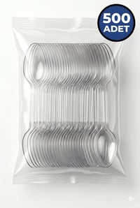 Plastik Kaşık 500 Adet