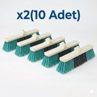 Plastik Yumuşak Kaba Alan Fırçası - 40 Cm 10'lu