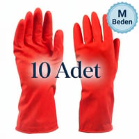 Temizlik ve Bulaşık Eldiveni (M) Beden 10 adet