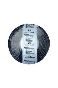 2X2,5 mm H05VV-F (TTR) KABLO SİYAH-ÖZNUR