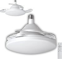 Cata Dolunay 3 Renk Yanma Modlu Kumandalı Dimlenebilir Fan Led Ampul Aydınlatma CT-1156