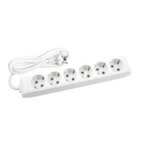 MULTİ-LET ALTILI  PRİZ 1 MT KABLOLU